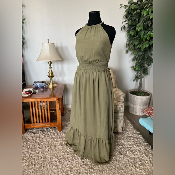 INC Halter Maxi Dress - Picture 2 of 9